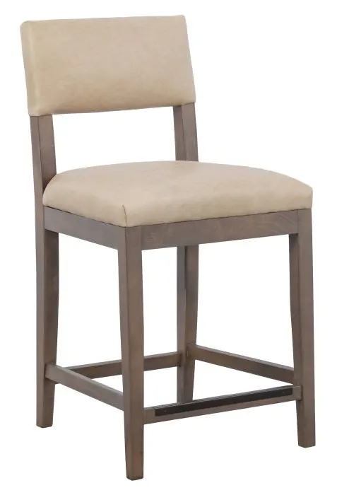 Fairfield Furniture L-1300-C7 Silas Armless Counter Stool, Leather, with Finish Choices Fairfield Furniture L-1300-C7 Silas Armless Counter Stool, Leather, with Finish Choices
