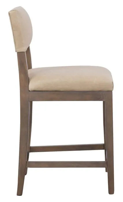 Fairfield Furniture L-1300-C7 Silas Armless Counter Stool, Leather, with Finish Choices Fairfield Furniture L-1300-C7 Silas Armless Counter Stool, Leather, with Finish Choices