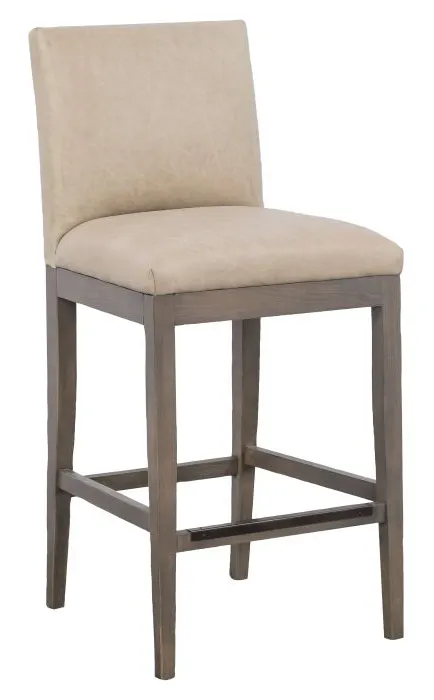 Fairfield Furniture L-1301-07 Nova Armless Bar Stool, Leather, with Finish Choices Fairfield Furniture L-1301-07 Nova Armless Bar Stool, Leather, with Finish Choices