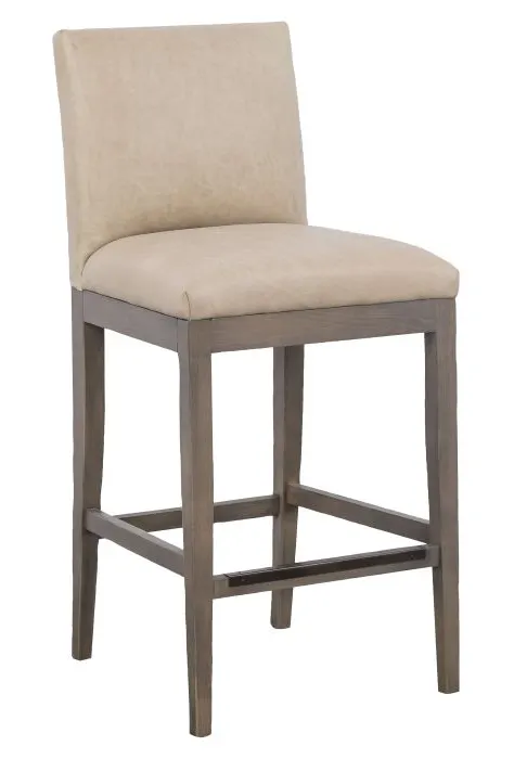 Fairfield Furniture L-1301-07 Nova Armless Bar Stool, Leather, with Finish Choices Fairfield Furniture L-1301-07 Nova Armless Bar Stool, Leather, with Finish Choices