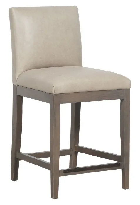 Fairfield Furniture L-1301-C7 Nova Armless Counter Stool, Leather, with Finish Choices Fairfield Furniture L-1301-C7 Nova Armless Counter Stool, Leather, with Finish Choices