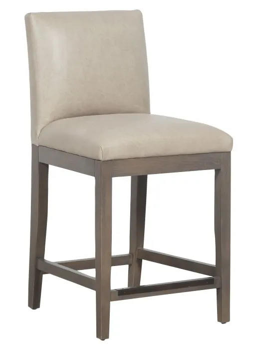 Fairfield Furniture L-1301-C7 Nova Armless Counter Stool, Leather, with Finish Choices Fairfield Furniture L-1301-C7 Nova Armless Counter Stool, Leather, with Finish Choices