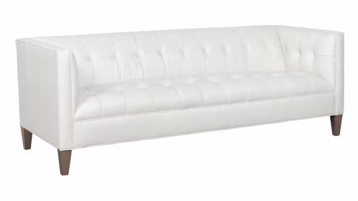 Fairfield Furniture L-2101-50 Dominique Sofa, Hand Tufted, Leather Fairfield Furniture L-2101-50 Dominique Sofa, Hand Tufted, Leather