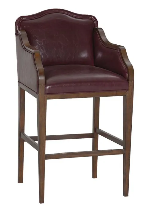 Fairfield Furniture L-4605-06 BD Collection For Fairfield Anderson Arm Bar Stool Fairfield Furniture L-4605-06 BD Collection For Fairfield Anderson Arm Bar Stool
