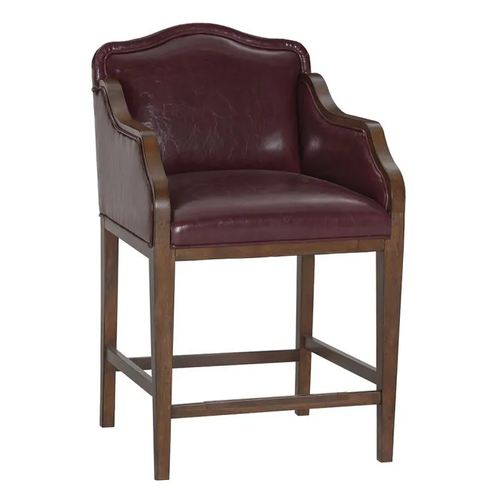 Fairfield Furniture L-4605-C6 BD Collection For Fairfield Anderson Arm Counter Stool
