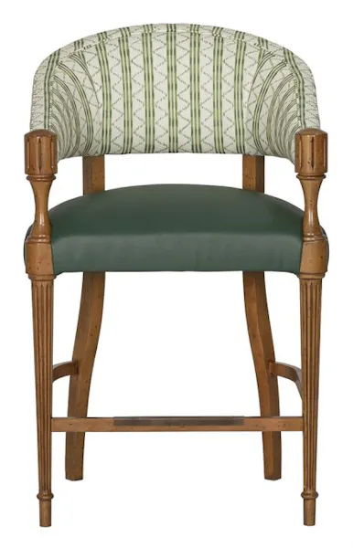 Fairfield Furniture L-4606-06 BD Collection For Fairfield Gigi Arm Bar Stool Fairfield Furniture L-4606-06 BD Collection For Fairfield Gigi Arm Bar Stool