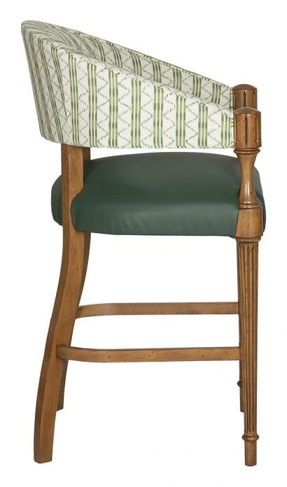 Fairfield Furniture L-4606-06 BD Collection For Fairfield Gigi Arm Bar Stool Fairfield Furniture L-4606-06 BD Collection For Fairfield Gigi Arm Bar Stool