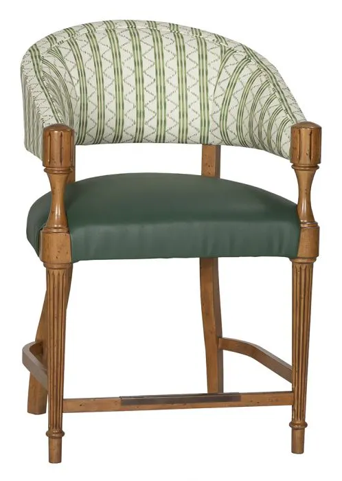 Fairfield Furniture L-4606-C6 BD Collection For Fairfield Gigi Arm Counter Stool Fairfield Furniture L-4606-C6 BD Collection For Fairfield Gigi Arm Counter Stool