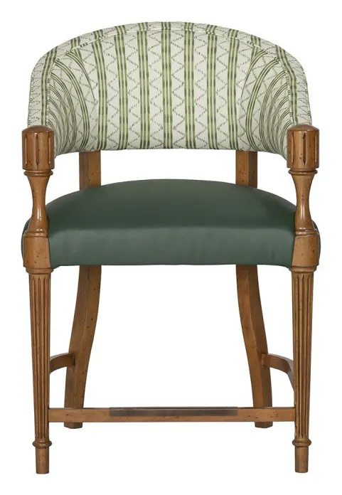 Fairfield Furniture L-4606-C6 BD Collection For Fairfield Gigi Arm Counter Stool Fairfield Furniture L-4606-C6 BD Collection For Fairfield Gigi Arm Counter Stool