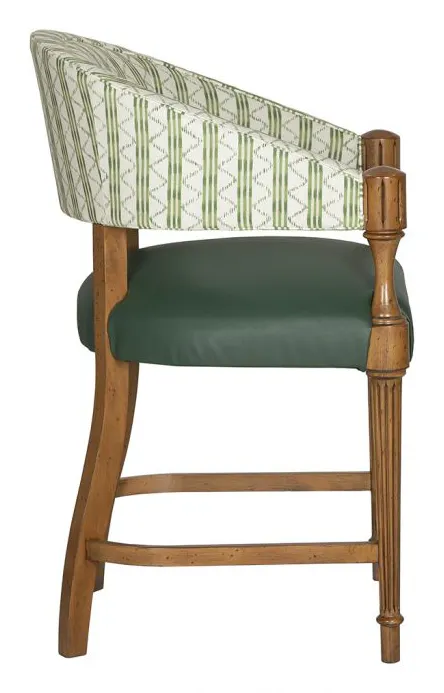 Fairfield Furniture L-4606-C6 BD Collection For Fairfield Gigi Arm Counter Stool Fairfield Furniture L-4606-C6 BD Collection For Fairfield Gigi Arm Counter Stool
