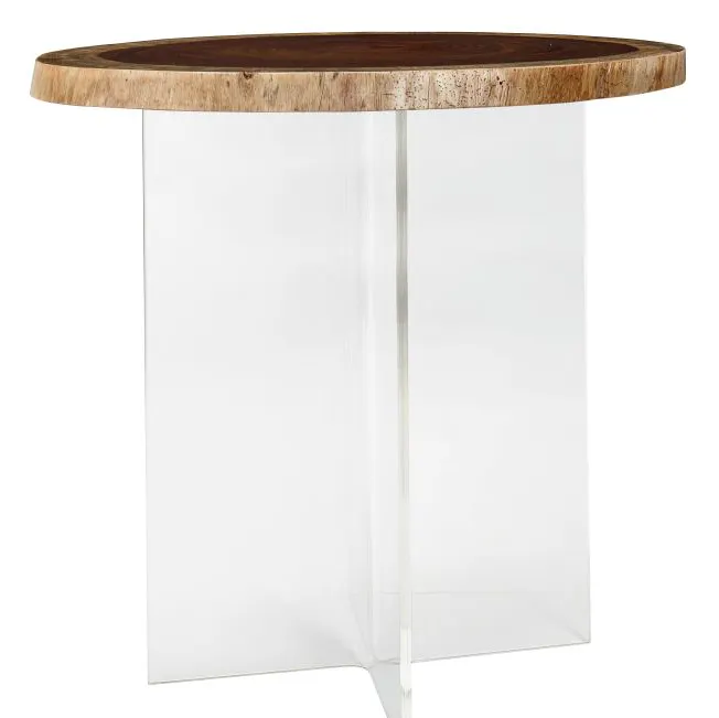 Fairfield Furniture LEAW-PT Acrylic Wedge Bar Height Base Fairfield Furniture LEAW-PT Acrylic Wedge Bar Height Base