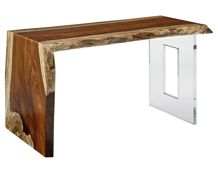 Fairfield Furniture LE54-WD Natural Guanacaste 54" Waterfall Desk Fairfield Furniture LE54-WD Natural Guanacaste 54" Waterfall Desk