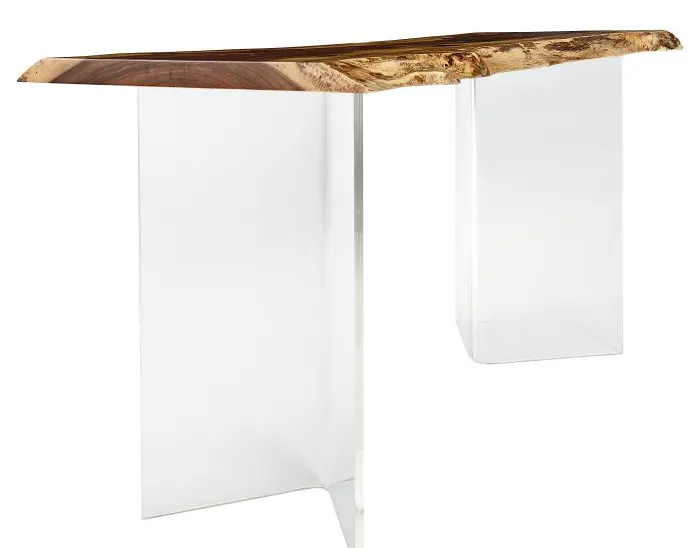 Fairfield Furniture LEAW-BT Acrylic Wedge Counter Height Base Fairfield Furniture LEAW-BT Acrylic Wedge Counter Height Base