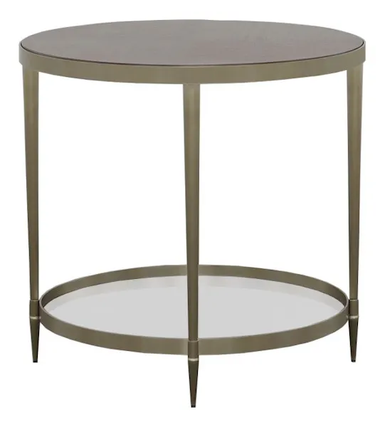 Fairfield Furniture M308-ET Libby Langdon Marlowe Tiered Round End Table Fairfield Furniture M308-ET Libby Langdon Marlowe Tiered Round End Table