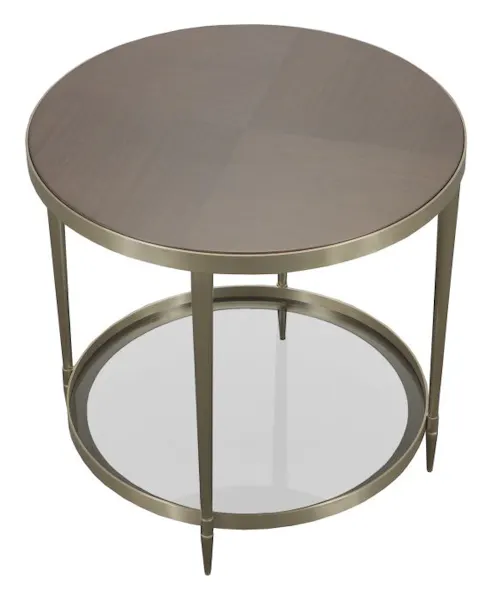 Fairfield Furniture M308-ET Libby Langdon Marlowe Tiered Round End Table Fairfield Furniture M308-ET Libby Langdon Marlowe Tiered Round End Table