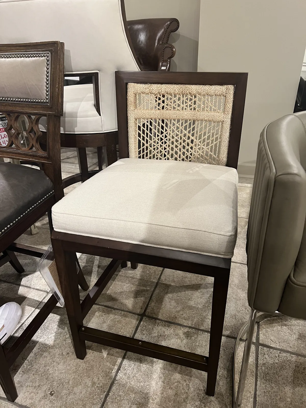 Century CT6017C-CN Pasadena Counter Stool Century CT6017C-CN Pasadena Counter Stool