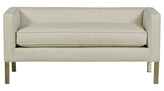 Fairfield Furniture S-32LM-10 Tuxedo Back with Loose Seat Bench Fairfield Furniture S-32LM-10 Tuxedo Back with Loose Seat Bench
