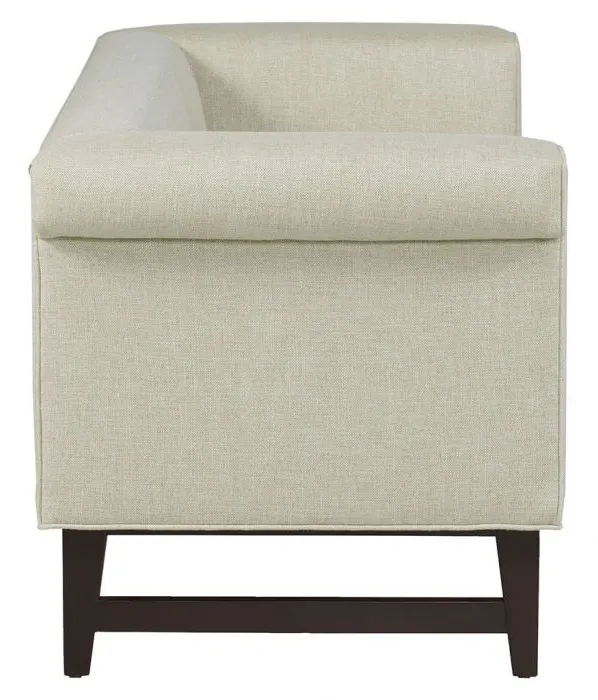 Fairfield Furniture S-33LH-10 Greek Key Arm with Loose Seat Bench Fairfield Furniture S-33LH-10 Greek Key Arm with Loose Seat Bench