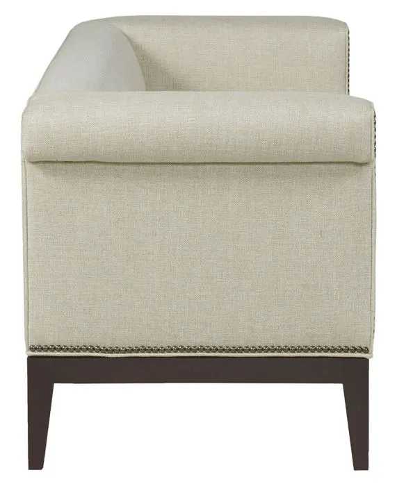 Fairfield Furniture S-33TF-10 Greek Key Arm with Tight Seat Bench Fairfield Furniture S-33TF-10 Greek Key Arm with Tight Seat Bench