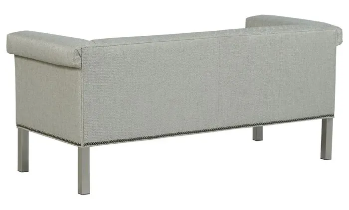 Fairfield Furniture S-33TM-10 Greek Key Arm with Tight Seat Bench Fairfield Furniture S-33TM-10 Greek Key Arm with Tight Seat Bench
