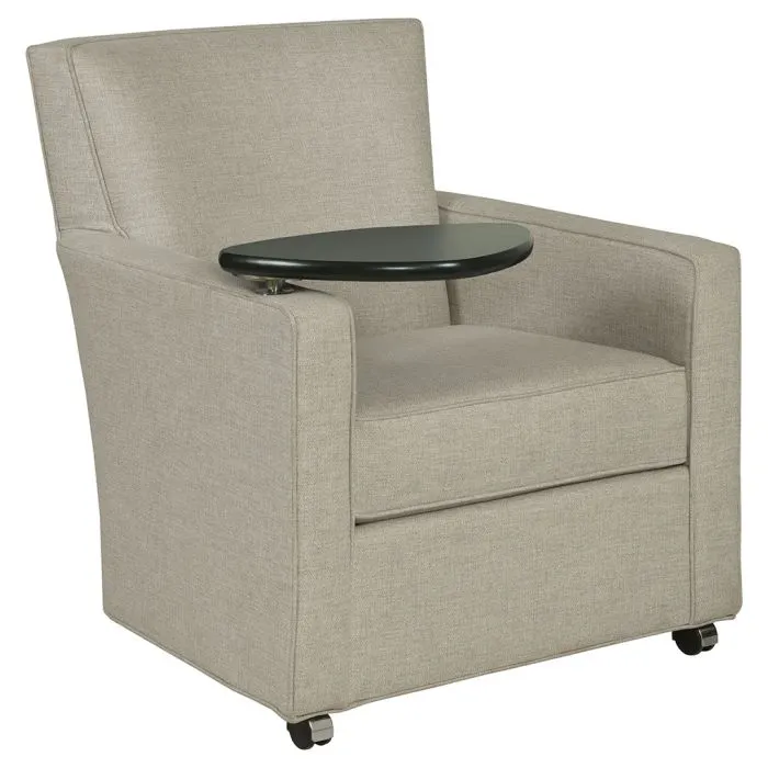 Fairfield Furniture S-7433-T2 Craven Lounge Chair with Folding Tablet & Front Casters Fairfield Furniture S-7433-T2 Craven Lounge Chair with Folding Tablet & Front Casters