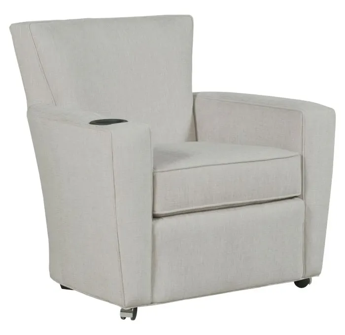 Fairfield Furniture S-7453-A2 Payton Lounge Chair with Front Casters, Cupholder Fairfield Furniture S-7453-A2 Payton Lounge Chair with Front Casters, Cupholder