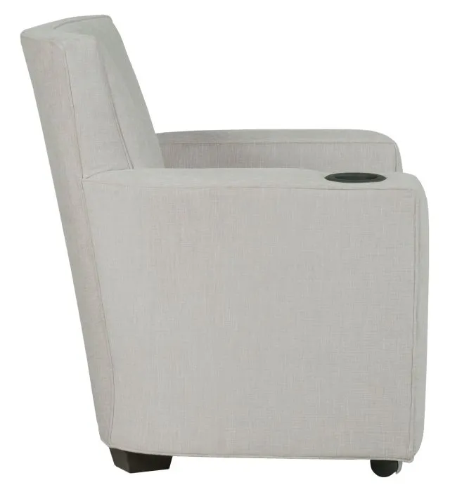 Fairfield Furniture S-7453-A2 Payton Lounge Chair with Front Casters, Cupholder Fairfield Furniture S-7453-A2 Payton Lounge Chair with Front Casters, Cupholder