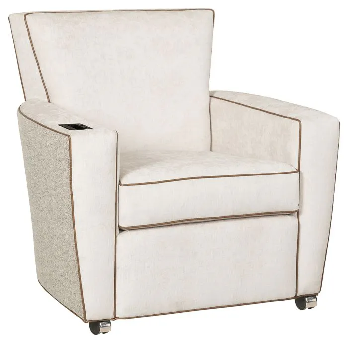 Fairfield Furniture S-7454-V2 Payton Lounge Chair with Casters, UV-C