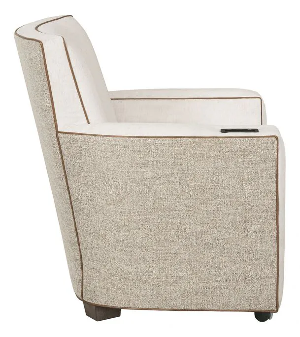 Fairfield Furniture S-7454-V2 Payton Lounge Chair with Casters, UV-C Fairfield Furniture S-7454-V2 Payton Lounge Chair with Casters, UV-C