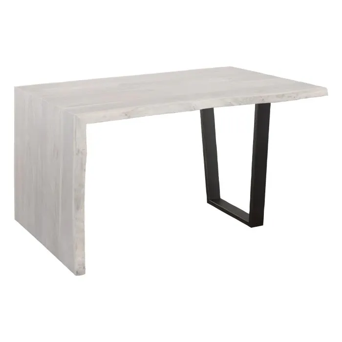 Fairfield Furniture T-BE54-WD Blonde Crotch Cut Walnut 54″ Waterfall Desk