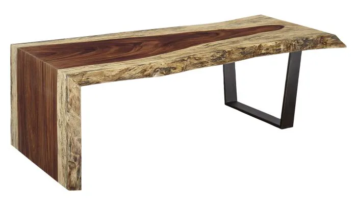 Fairfield Furniture T-LE54-WC Natural Guanacaste 54" Waterfall Cocktail Table Fairfield Furniture T-LE54-WC Natural Guanacaste 54" Waterfall Cocktail Table