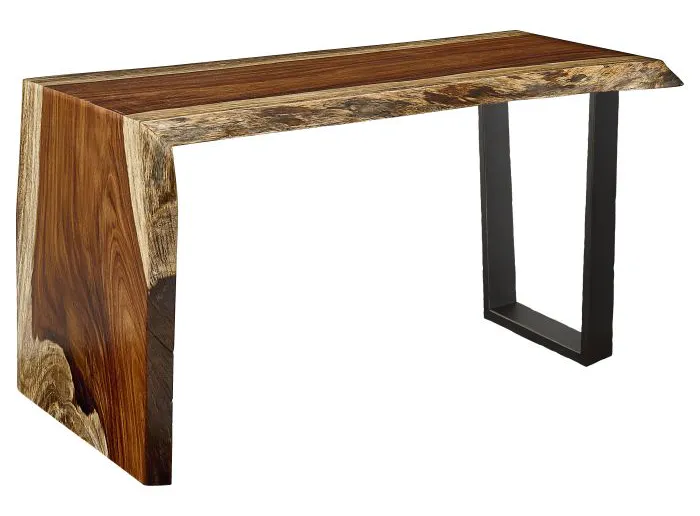 Fairfield Furniture T-LE54-WD Natural Guanacaste 54" Waterfall Desk Fairfield Furniture T-LE54-WD Natural Guanacaste 54" Waterfall Desk