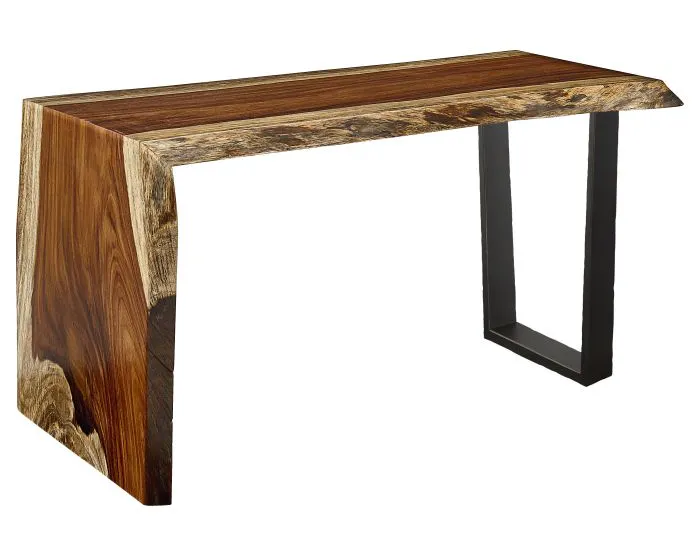 Fairfield Furniture T-LE54-WD Natural Guanacaste 54" Waterfall Desk Fairfield Furniture T-LE54-WD Natural Guanacaste 54" Waterfall Desk