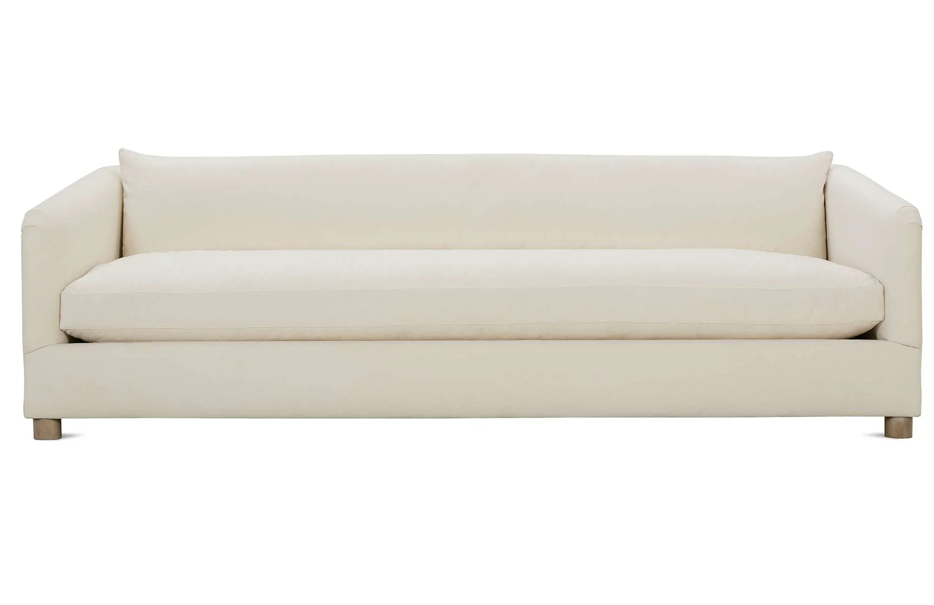 Rowe Furniture FLORENCE-033_CONE Florence 96 Inch Cylinder Leg Sofa