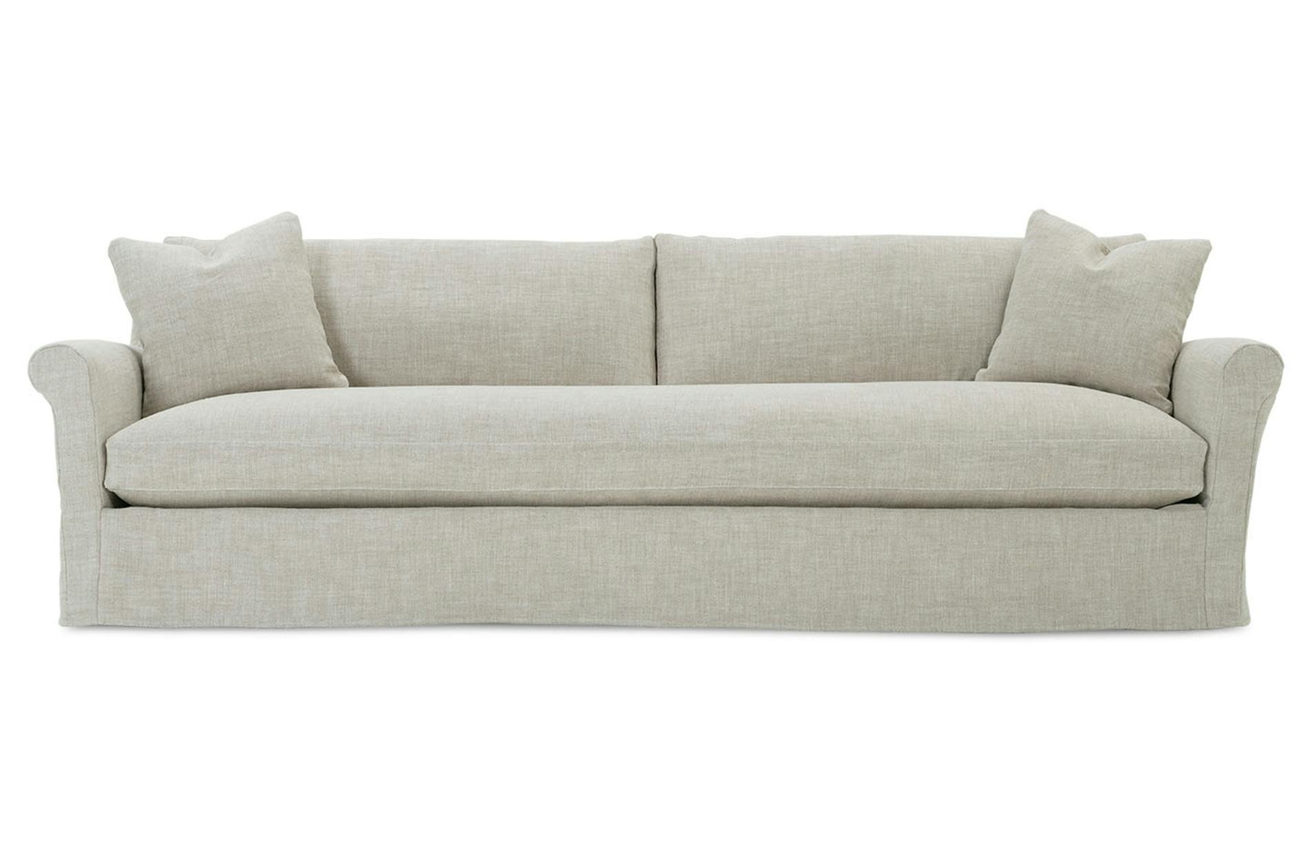 Rowe Furniture FREYA-SLIP-140 Freya 110 Inch Slip Bench Cushion Sofa