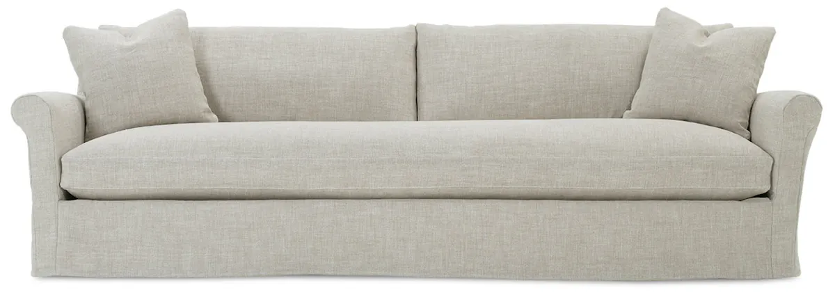 Rowe Furniture FREYA-SLIP-140 Freya 110 Inch Slip Bench Cushion Sofa Rowe Furniture FREYA-SLIP-140 Freya 110 Inch Slip Bench Cushion Sofa