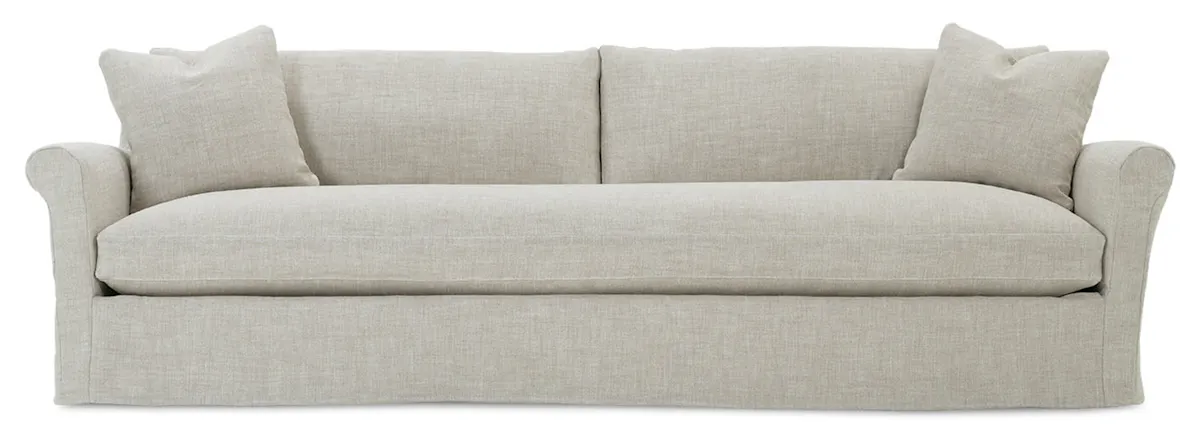 Rowe Furniture FREYA-SLIP-140 Freya 110 Inch Slip Bench Cushion Sofa Rowe Furniture FREYA-SLIP-140 Freya 110 Inch Slip Bench Cushion Sofa