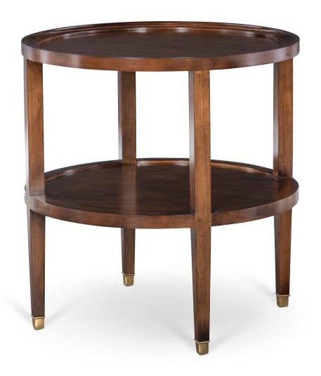 Highland House HH19-876R-1 Curren Round Side Table - Ferrules Highland House HH19-876R-1 Curren Round Side Table - Ferrules
