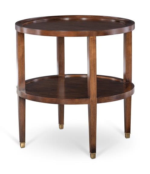 Highland House HH19-876R-1 Curren Round Side Table - Ferrules Highland House HH19-876R-1 Curren Round Side Table - Ferrules