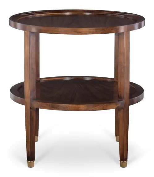 Highland House HH19-876R-1 Curren Round Side Table - Ferrules Highland House HH19-876R-1 Curren Round Side Table - Ferrules