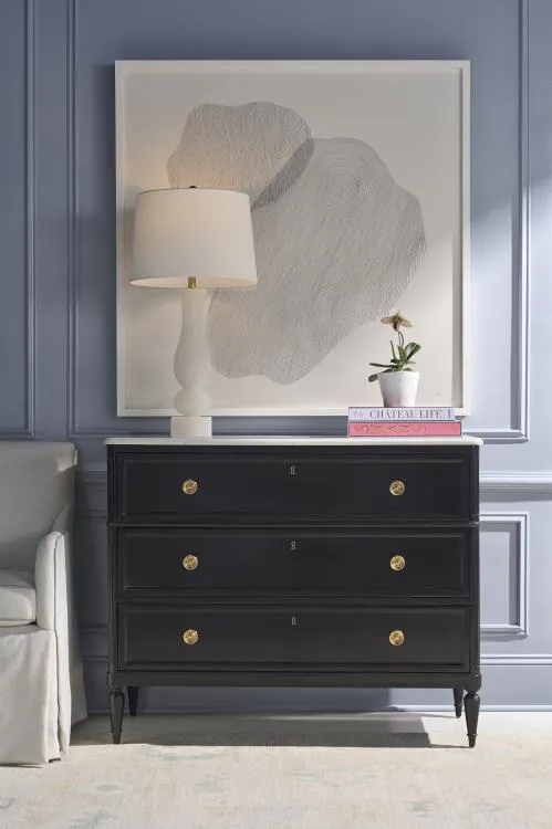 Highland House HH26-126S Aubert Chest - stone top Highland House HH26-126S Aubert Chest - stone top