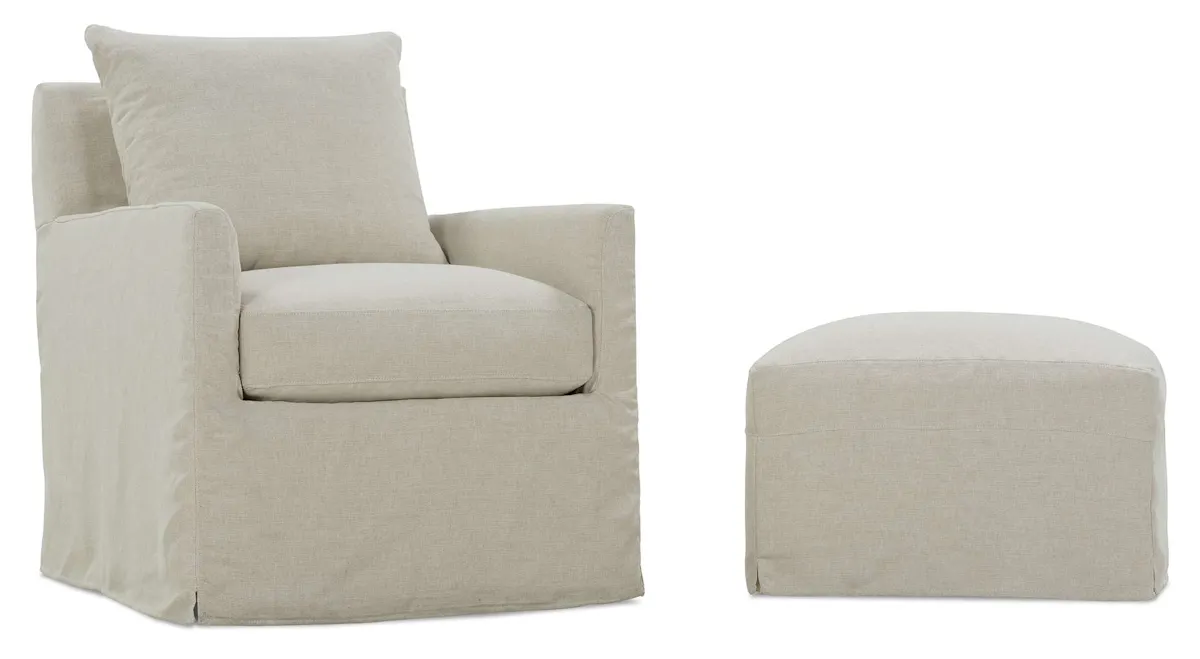 Rowe Furniture LILAH-S-007-EDP, LILAH-S-005-EDP Lilah Express Slip Swivel Glider and Ottoman Rowe Furniture LILAH-S-007-EDP, LILAH-S-005-EDP Lilah Express Slip Swivel Glider and Ottoman