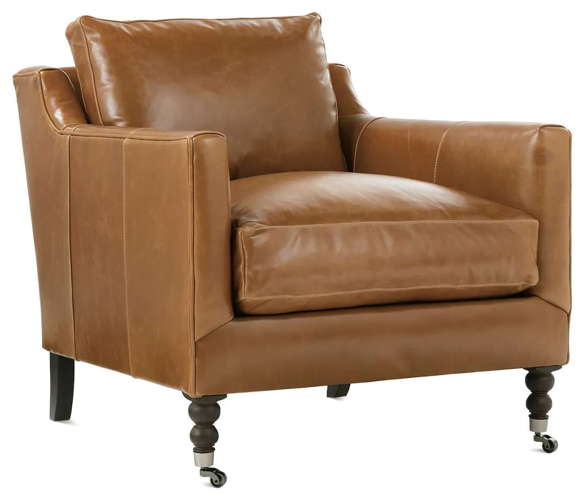 Rowe Furniture MADELINE-L-006 Madeline Leather Chair Rowe Furniture MADELINE-L-006 Madeline Leather Chair