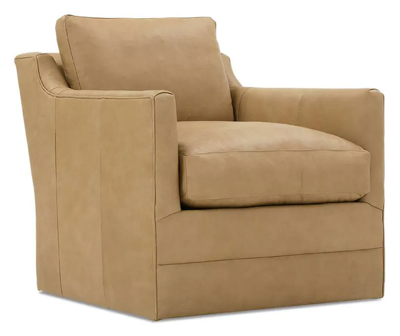 Rowe Furniture MADELINE-L-016 Madeline Leather Swivel Chair Rowe Furniture MADELINE-L-016 Madeline Leather Swivel Chair