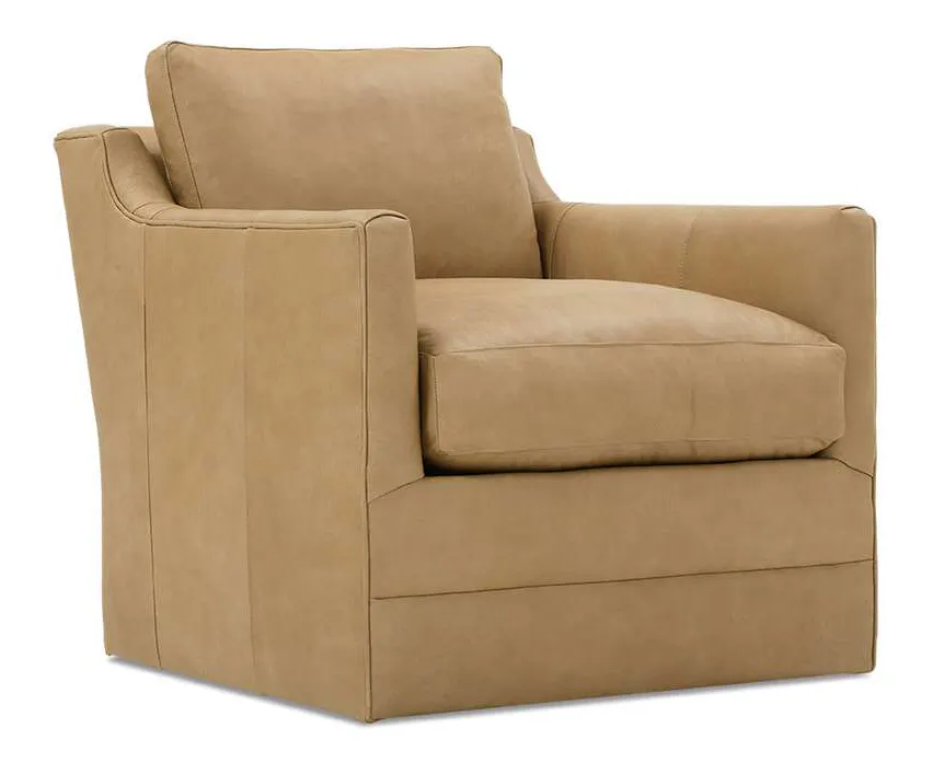 Rowe Furniture MADELINE-L-016 Madeline Leather Swivel Chair Rowe Furniture MADELINE-L-016 Madeline Leather Swivel Chair