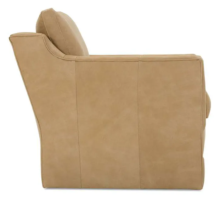 Rowe Furniture MADELINE-L-016 Madeline Leather Swivel Chair Rowe Furniture MADELINE-L-016 Madeline Leather Swivel Chair