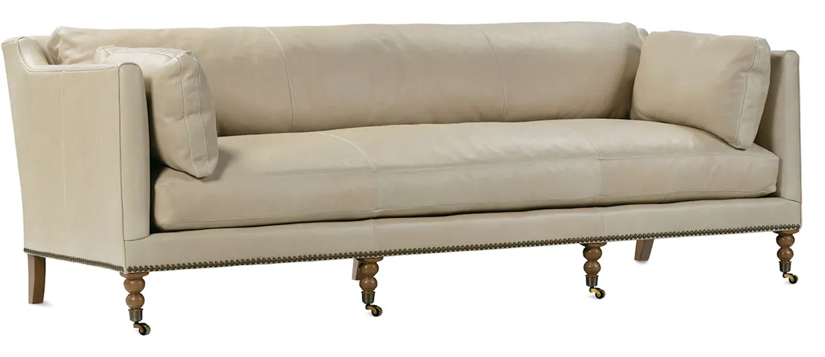 Rowe Furniture MADELINE-L--033 Madeline Sofa: Bespoke Leather Program Rowe Furniture MADELINE-L--033 Madeline Sofa: Bespoke Leather Program