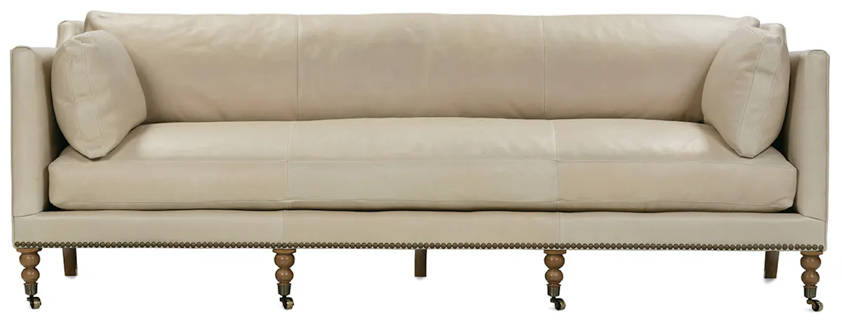 Rowe Furniture MADELINE-L-033 Madeline Sofa Bespoke Leather Program Rowe Furniture MADELINE-L-033 Madeline Sofa Bespoke Leather Program