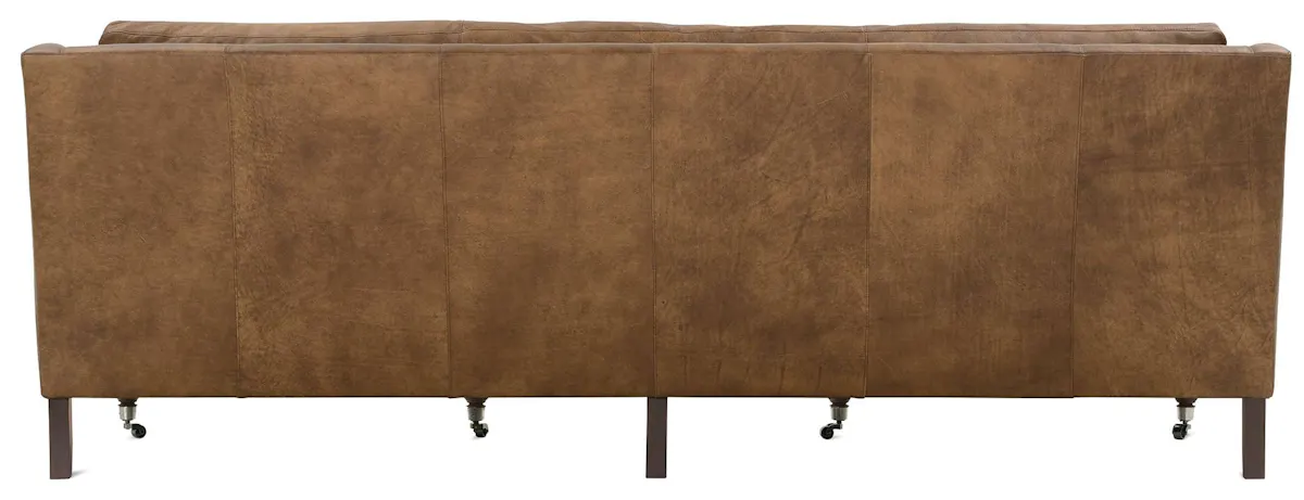 Rowe Furniture MADELINE-L-033-94 Madeline 90 Inch Express Cocoa Leather Sofa Rowe Furniture MADELINE-L-033-94 Madeline 90 Inch Express Cocoa Leather Sofa