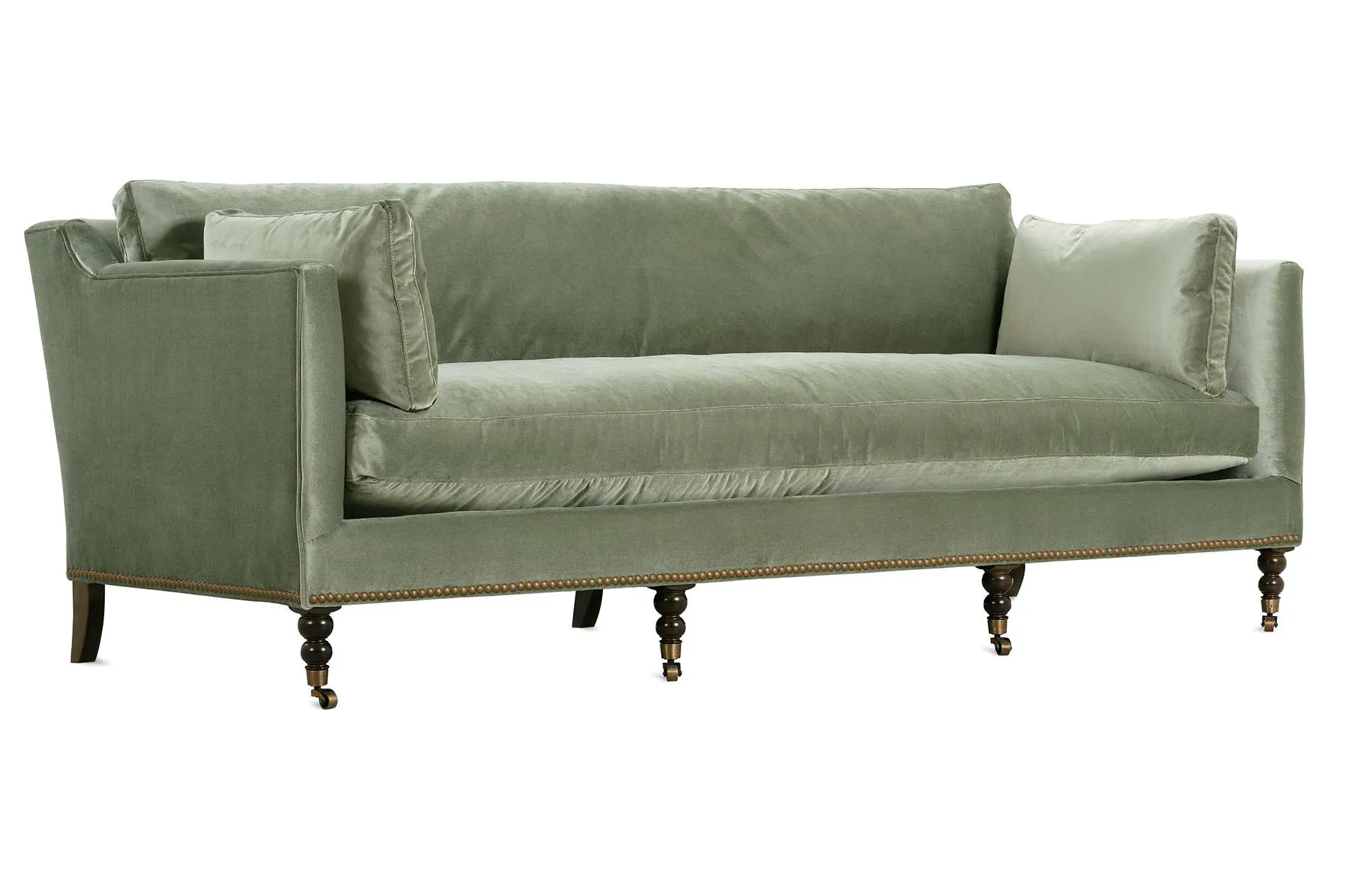 Rowe Furniture MADELINE-033-EDP Madeline 90 Inch Express Bench Cushion Sofa